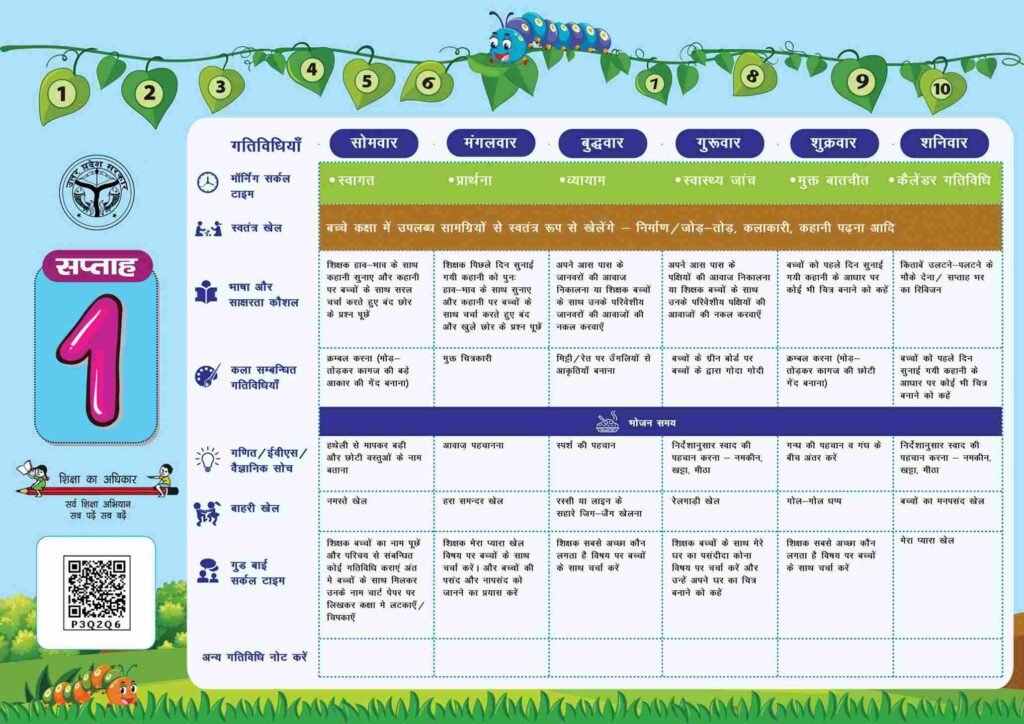 School readiness Calendar