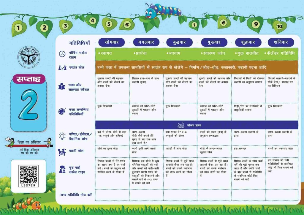 School readiness Calendar