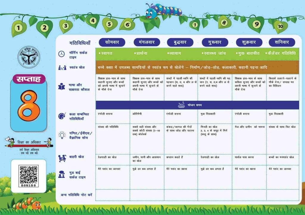 School readiness Calendar
