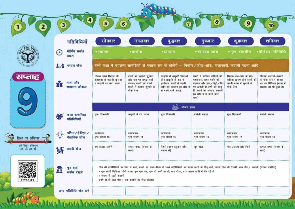 School readiness Calendar
